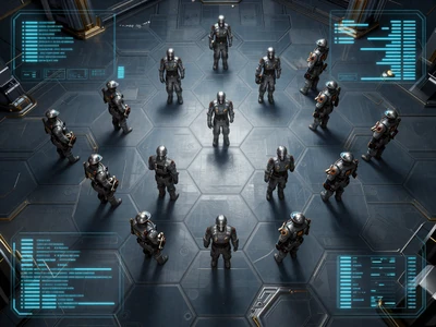 Ironline Doctrine - turn-based tactical strategy game with futuristic military units